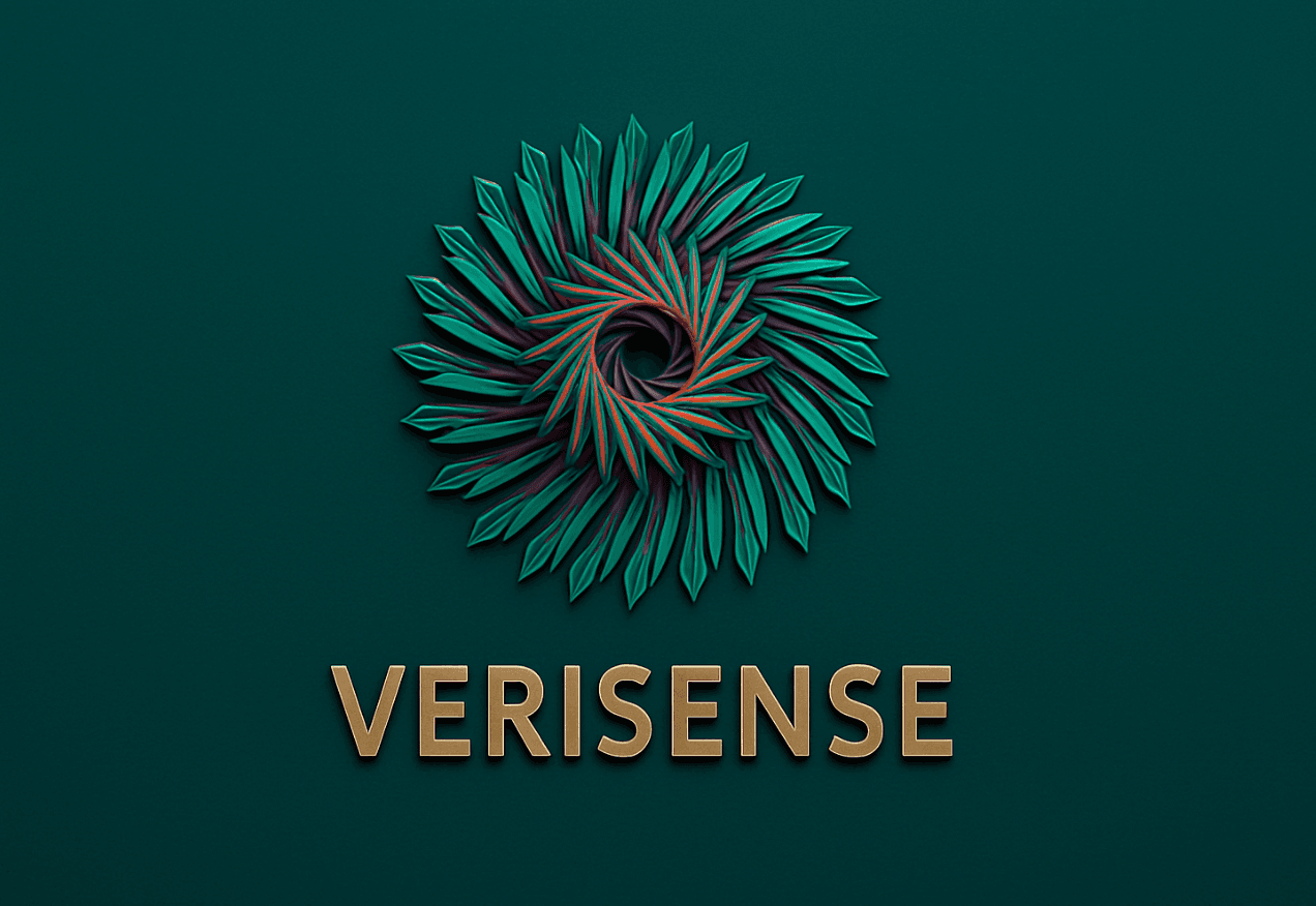 Verisense crest and mark